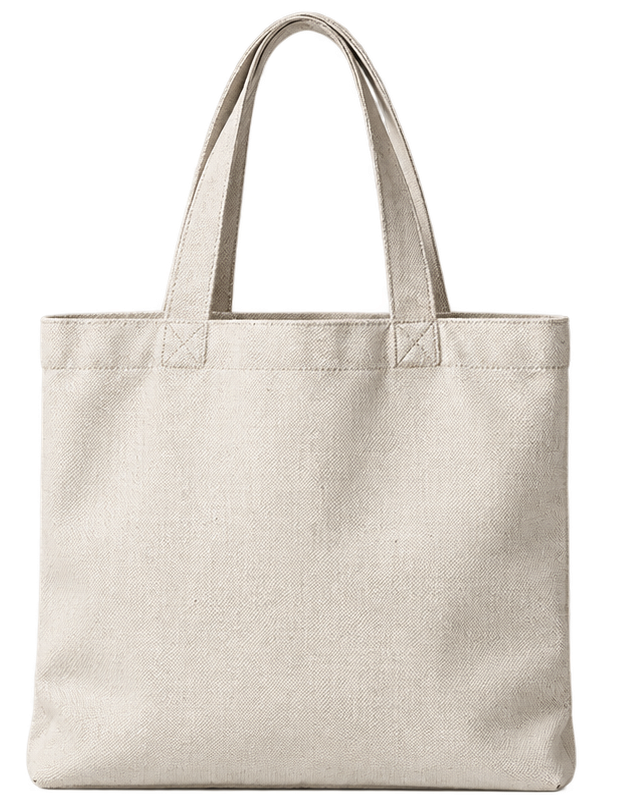 Bolso de lona natural